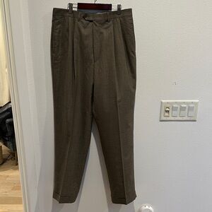 Ralph Lauren Men's Dark Brown Dress Pants